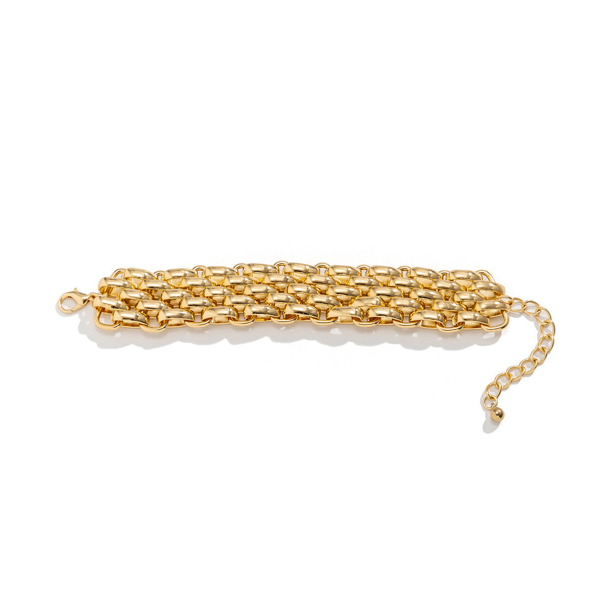 Vintage Minimalist Curb Chain Necklace Women Alloy Stainless Steel Choker