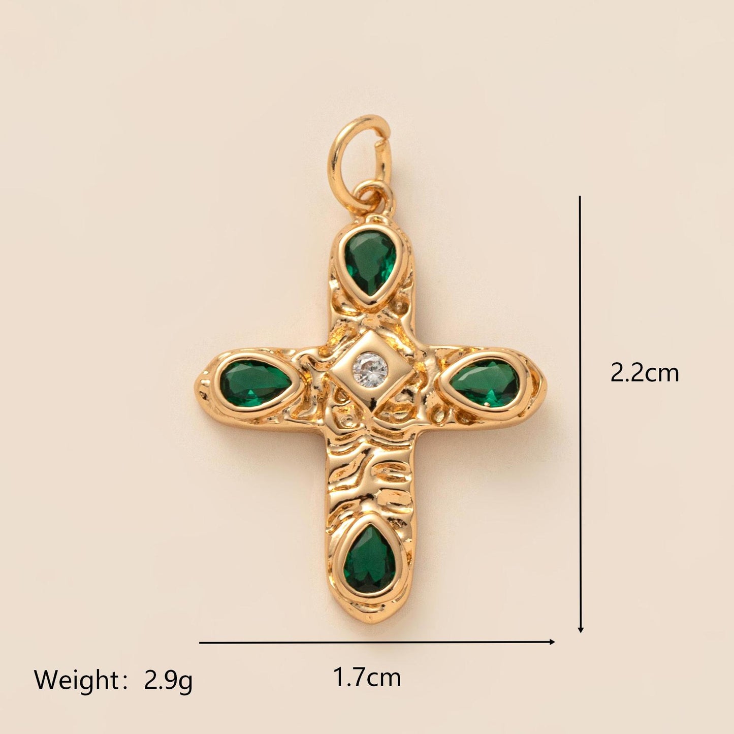 Sweet Floral Rectangle Heart Plated Stainless Steel Charm Bar Pendant for Women