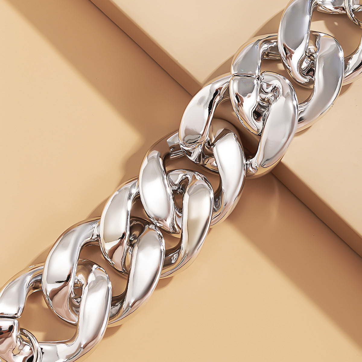Punk Vintage Geometric Metal Plated Bracelet for Women