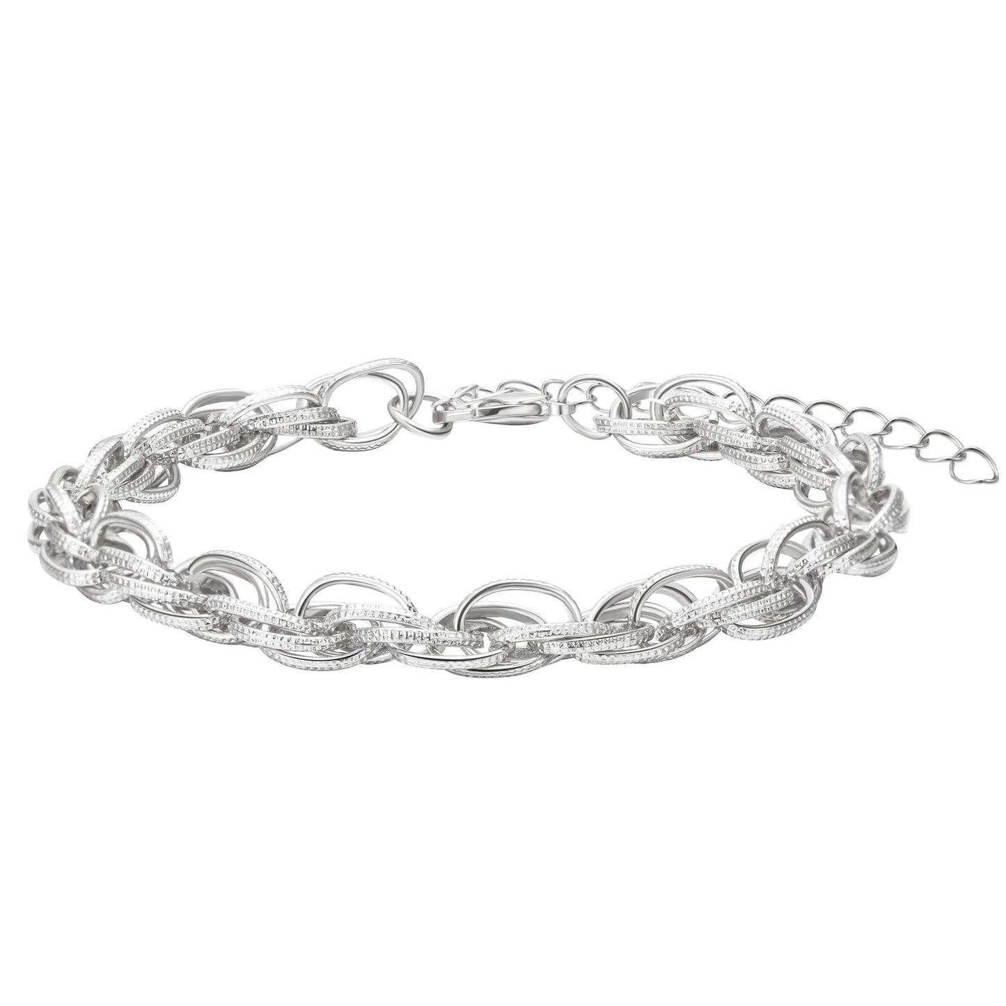 Minimalist Elegant Geometric Alloy Plated Bracelet for Women