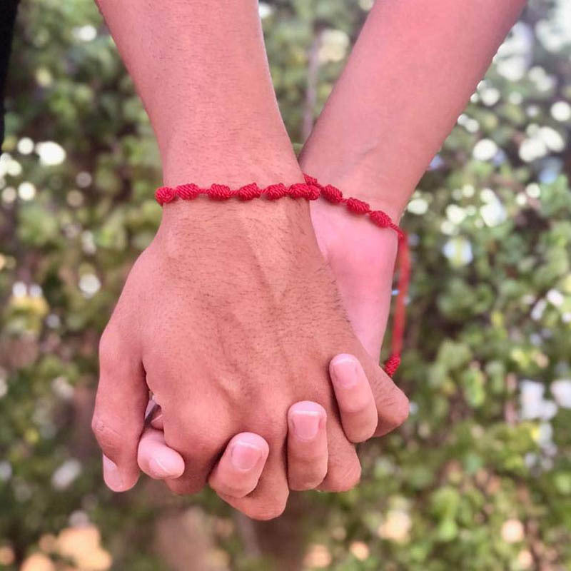 Minimalist Geometric Round Hand-woven Adjustable Lucky Bracelet