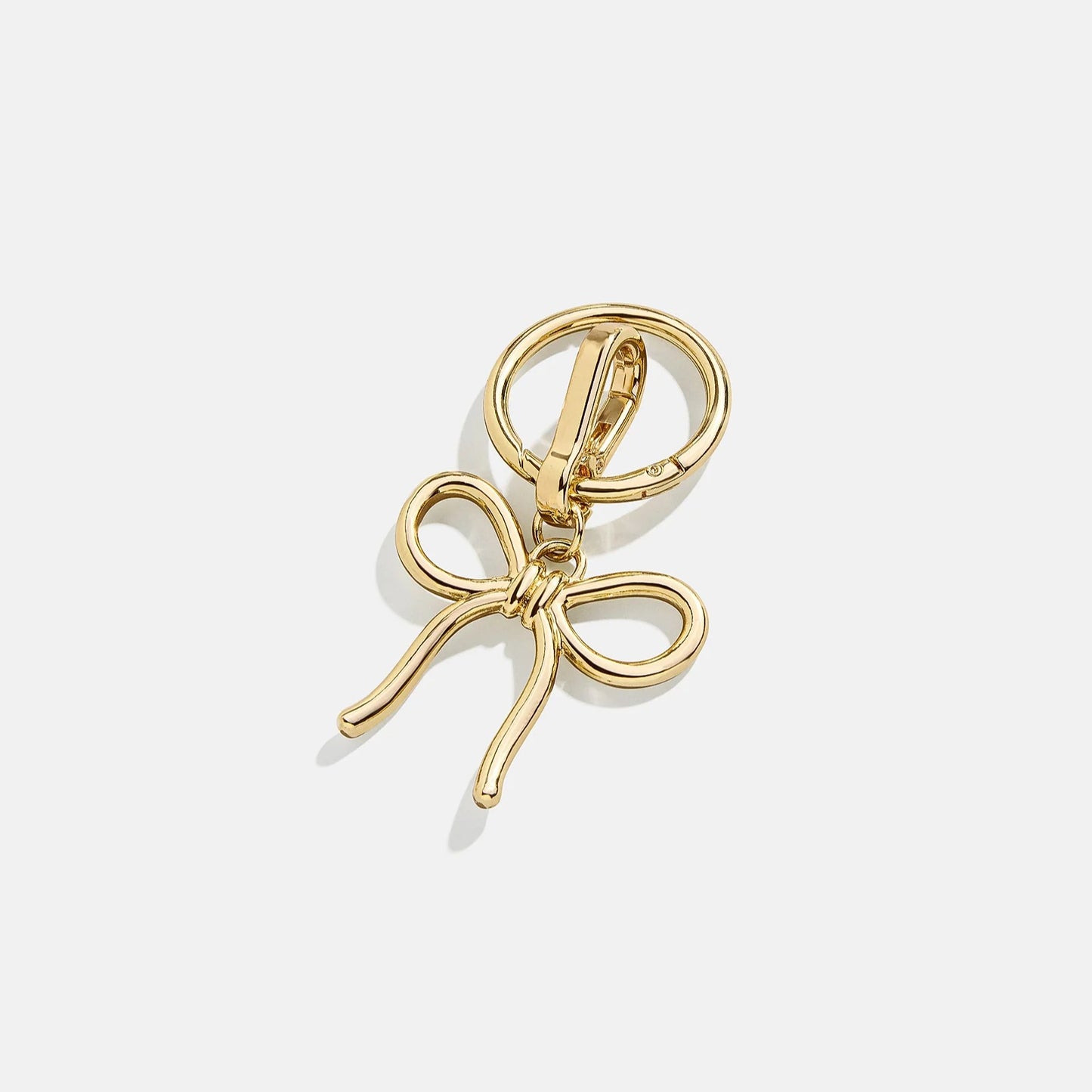 Minimalist Alloy Plated Heart Teardrop Charm Bar Bag Pendant Keychain with Fruit Elements