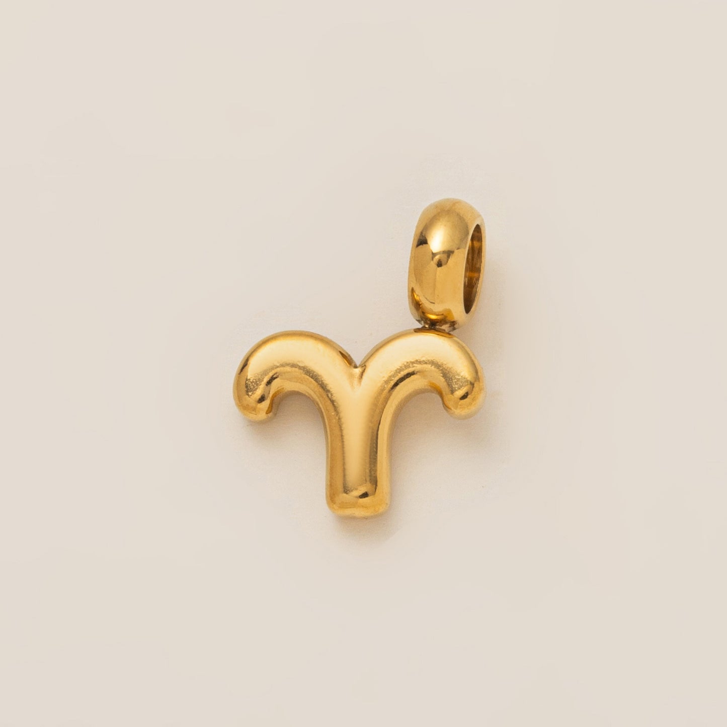 Elegant Stainless Steel PVD Zodiac Charm Bar Necklace