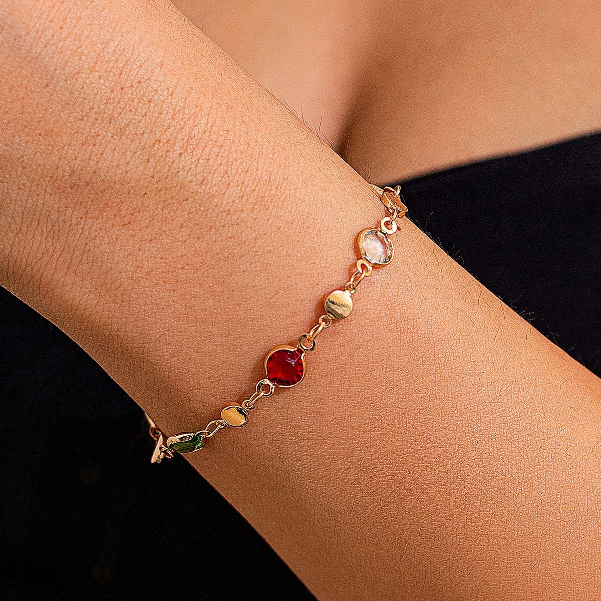 Collana Pendente Vintage a Cuore con Strass e Design Geometrico da Donna