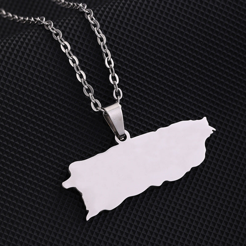 Minimalist Heart-Shaped Enamel Stainless Steel Pendant Necklace with O-Chain for Unisex