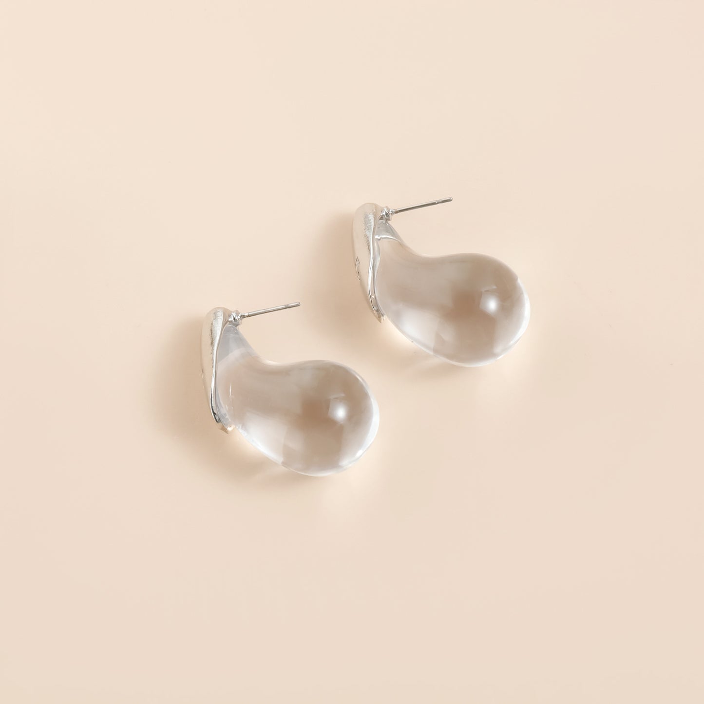 Vintage Style Geometric Shaped Zinc Alloy Stud Earrings with Plated Finish for Women