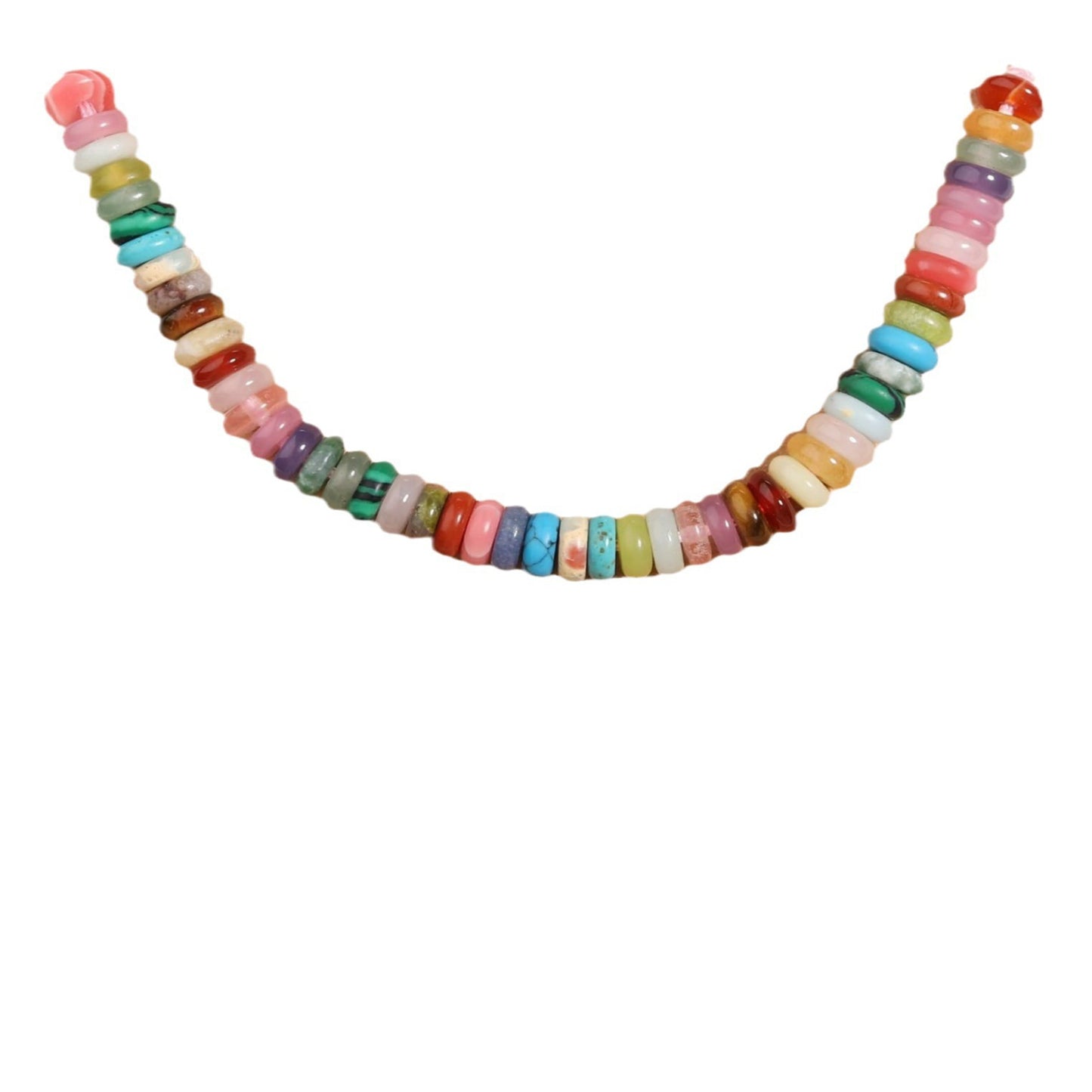 Sweet Geometric Natural Crystal Beaded Bracelet for Women