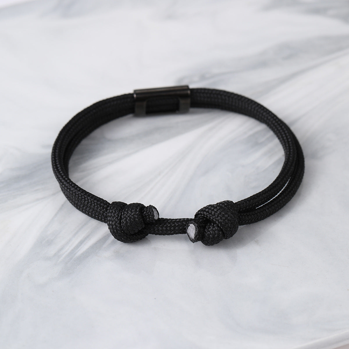 Fashionable Adjustable Braided Stainless Steel Engraved Bracelet with Heart and Sunflower Motifs for Women