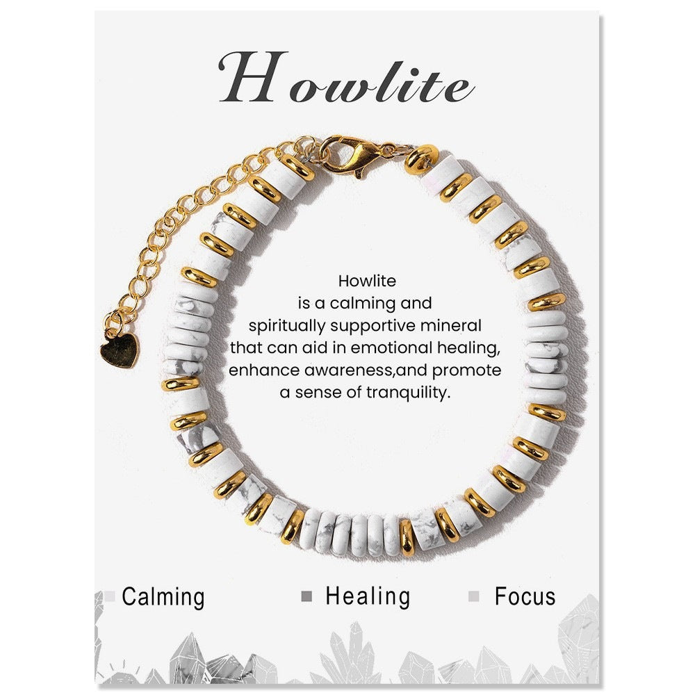 Bohemian Minimalist Natural Tiger's Eye Round Geometric Bracelet Unisex Jewelry
