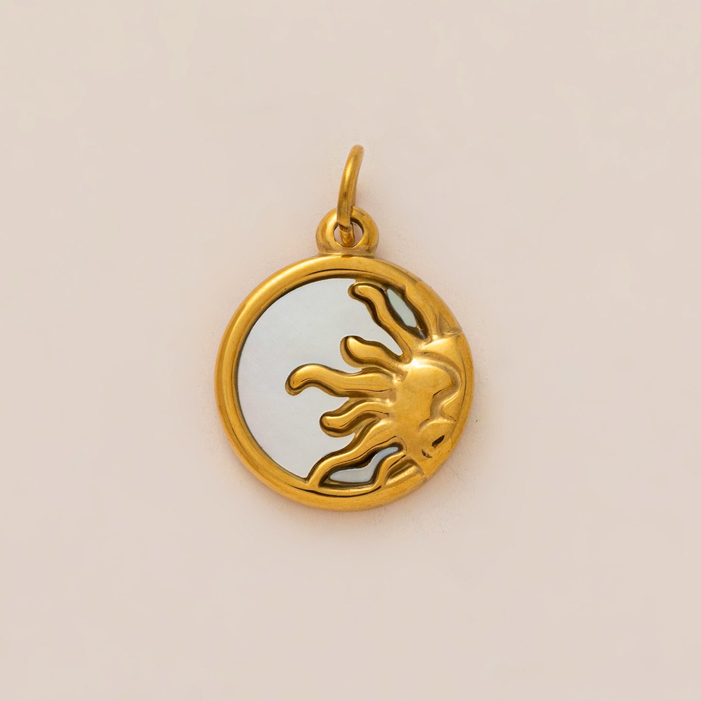 Minimalist Striped Alloy 18K Gold Plated Charm Bar