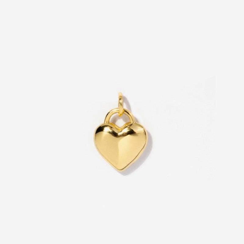 Minimalist 18K Gold Plated Stainless Steel Heart Cross Charm Bar PVD Cable Chain Necklace