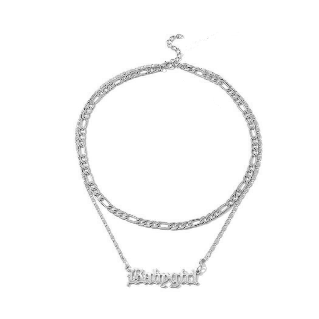 Geometric Circle Bar Necklace for Women with Snake Chain Minimalist Fashion Metal Pendant Necklace