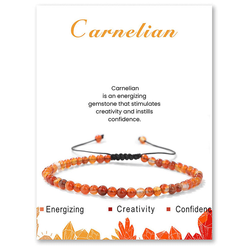 Fashionable Elegant Round Geometric Natural Amethyst Crystal Beaded Bracelet Unisex Handmade Jewelry