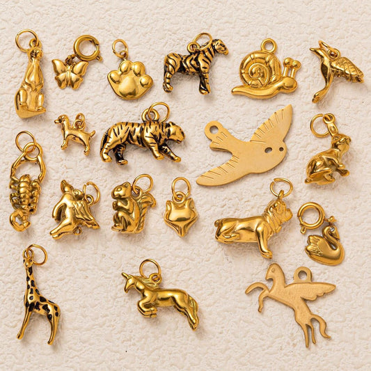Minimalist Animal Stainless Steel Plated Pendant