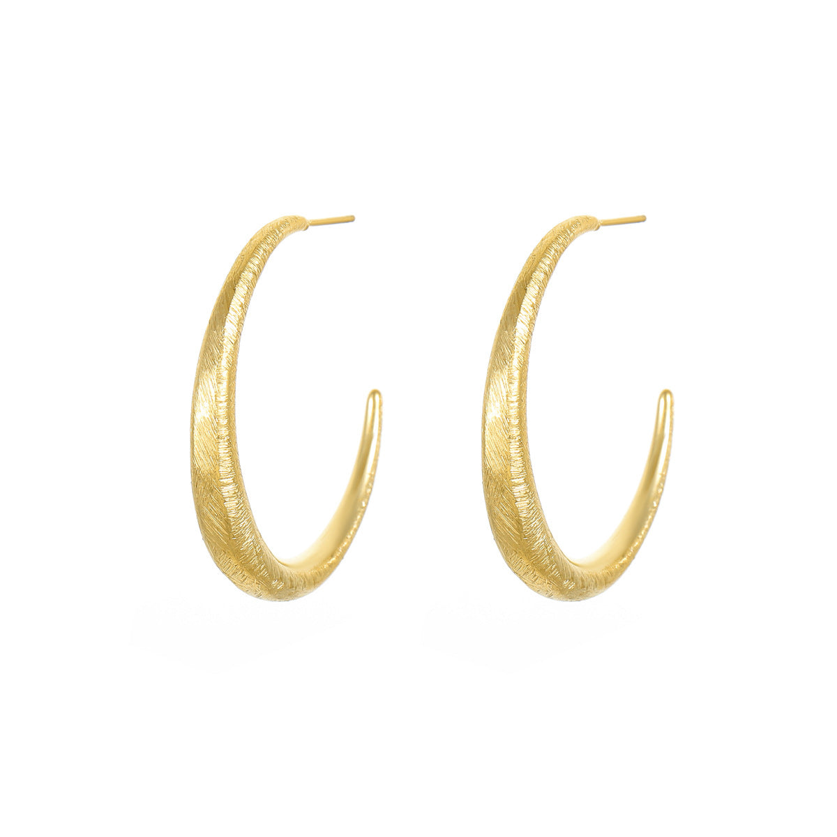 Aretes de acero inoxidable geométricos con acabado de baño para mujer, estilo vintage, para la oficina