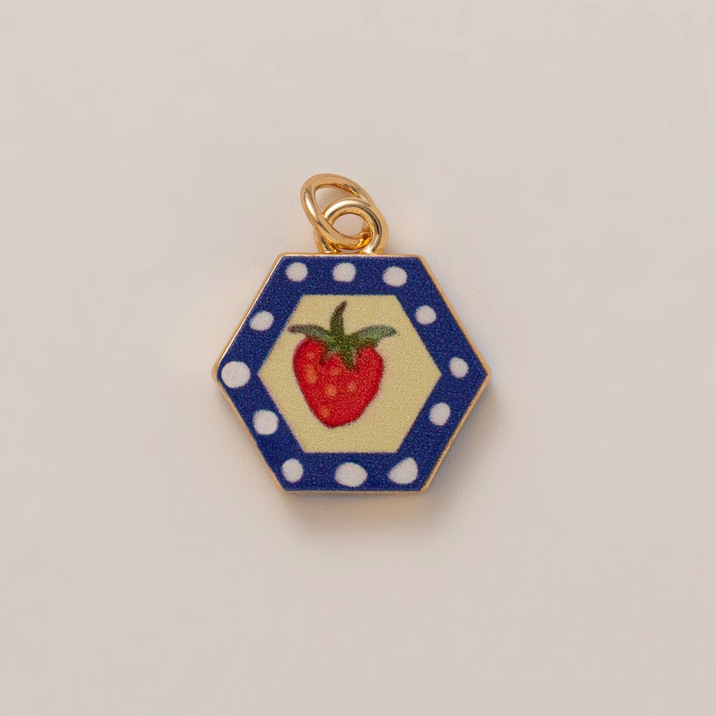 Vintage Floral Moon Star Letter Enamel Plated Brass Shoe Charm