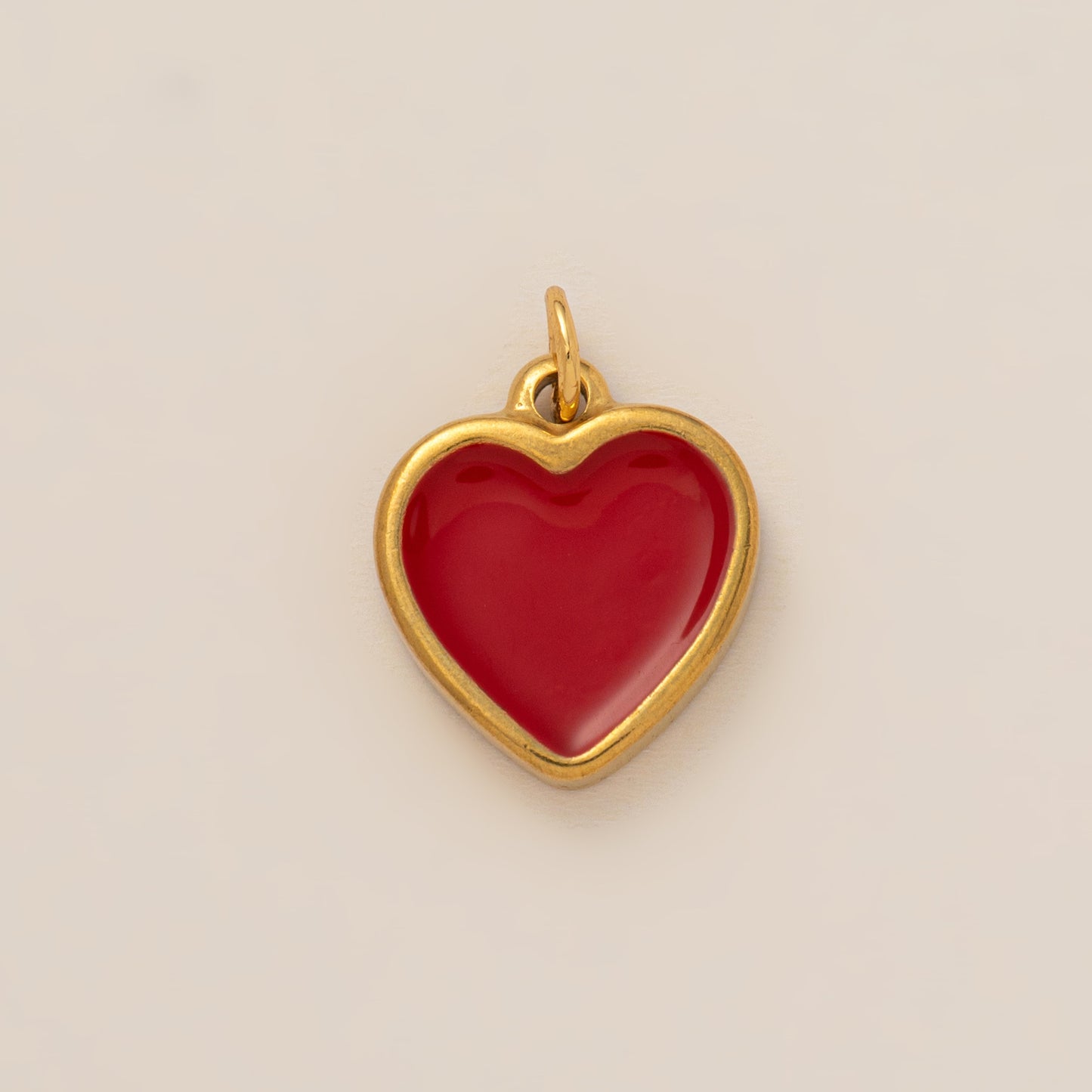 Minimalist 18K Gold Plated Brass Heart Round Square Geometric Pendant Necklace