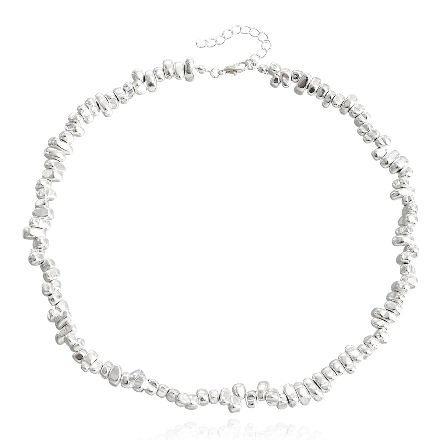 Minimalist Geometric Alloy Pendant Necklace with Plated Finish for Women