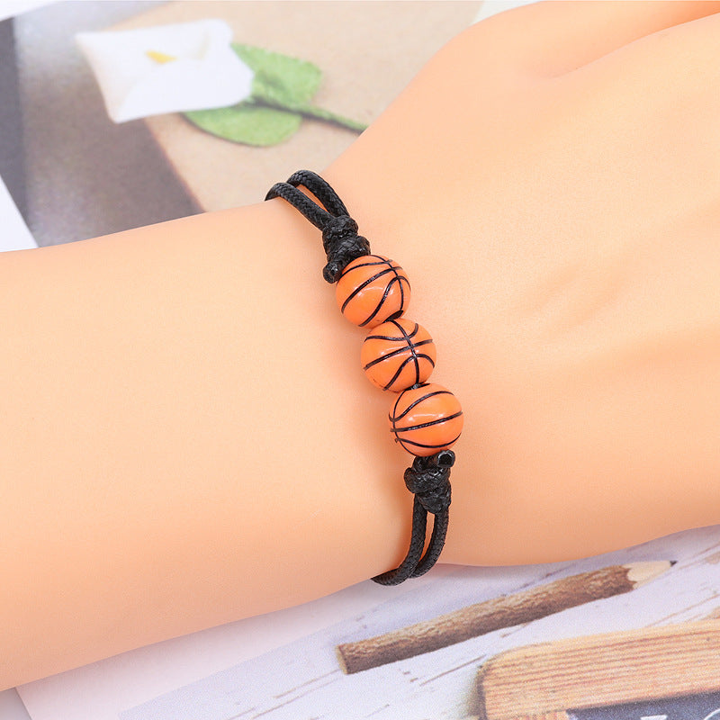 Sporty Unisex Resin Braided Bracelet