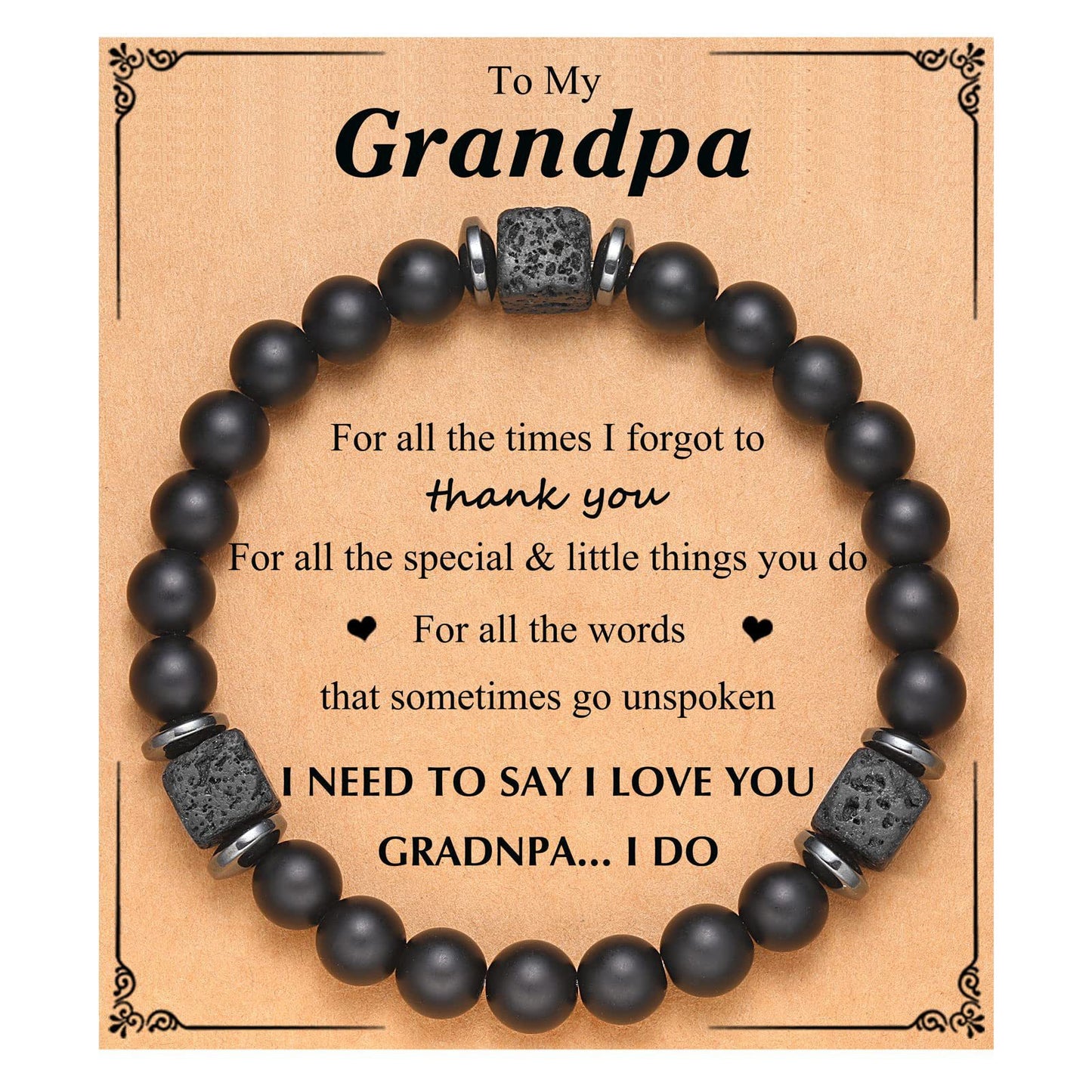 Matte Star Agate Bracelet Unisex