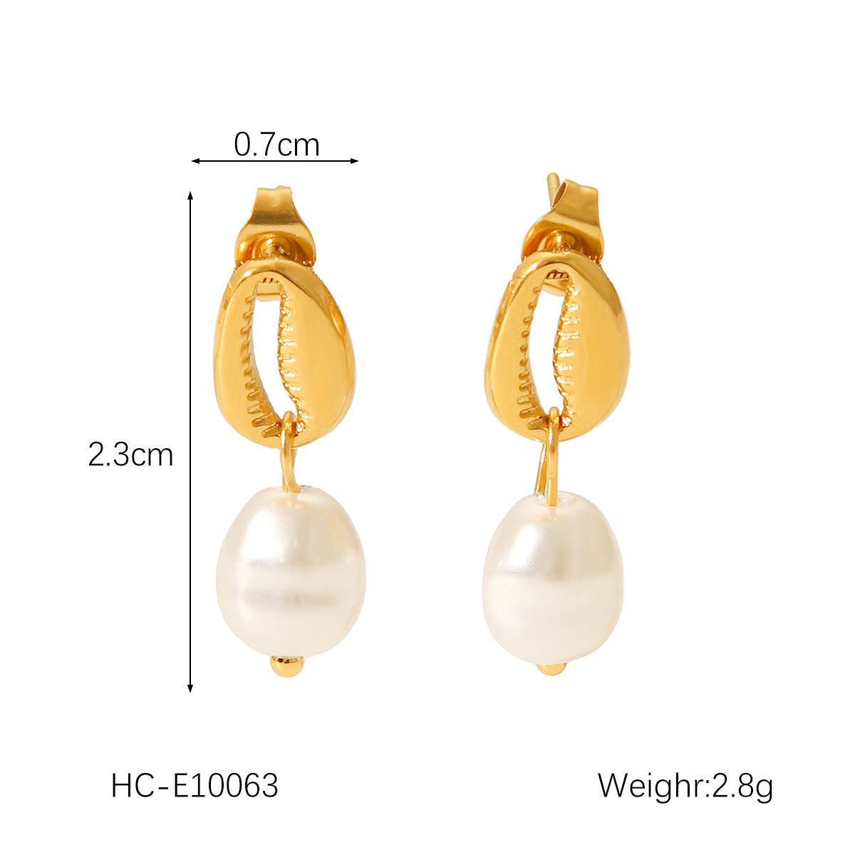 Ocean-Inspired Seashell and Starfish Pendant Necklace Set in Titanium Steel with Electroplated Stainless Steel Chain for Women