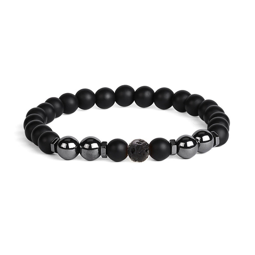 Geometric Magnetic Material Anklet for Unisex