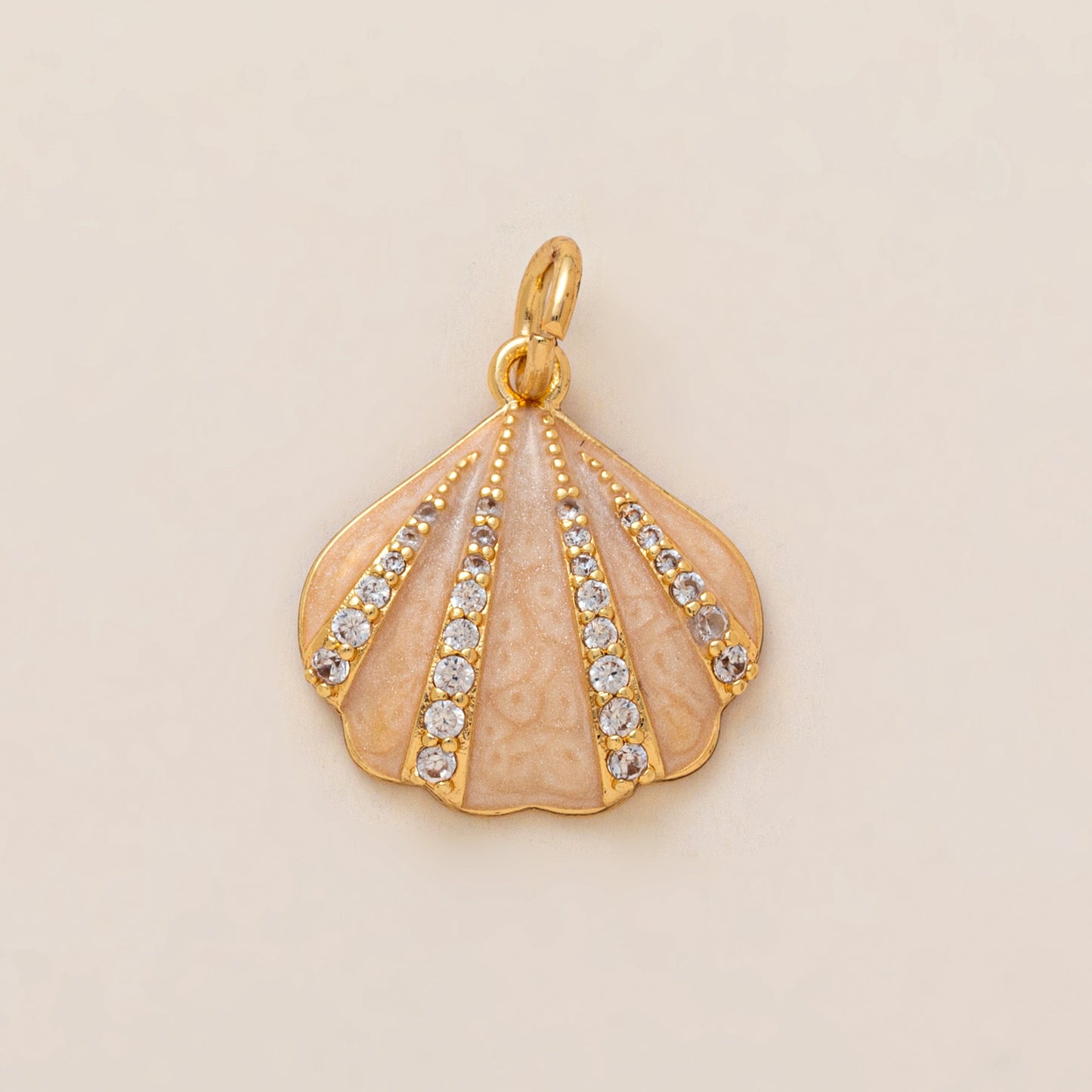 Vintage 18K Gold Plated Brass Fish Pendant Charm Bar for DIY Necklace Unisex