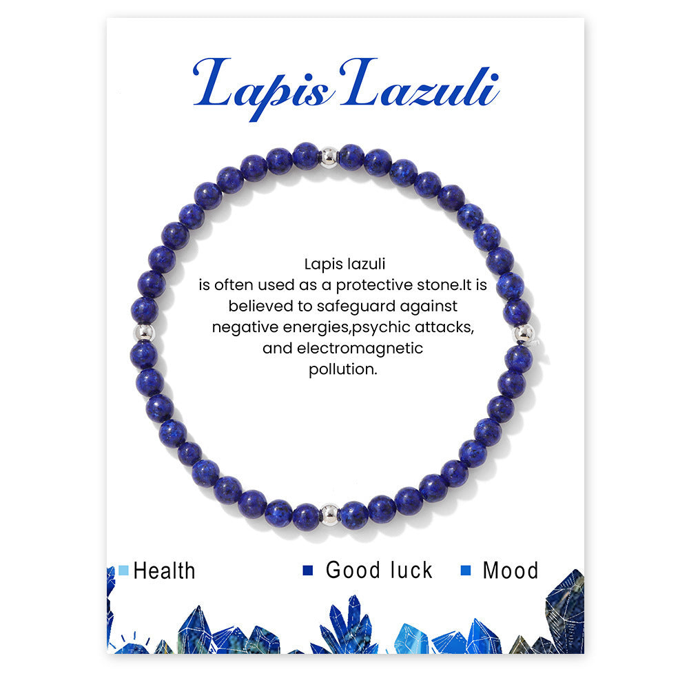 Elegant Sweet Hand-woven Geometric Stone Beaded Bracelet for Women
