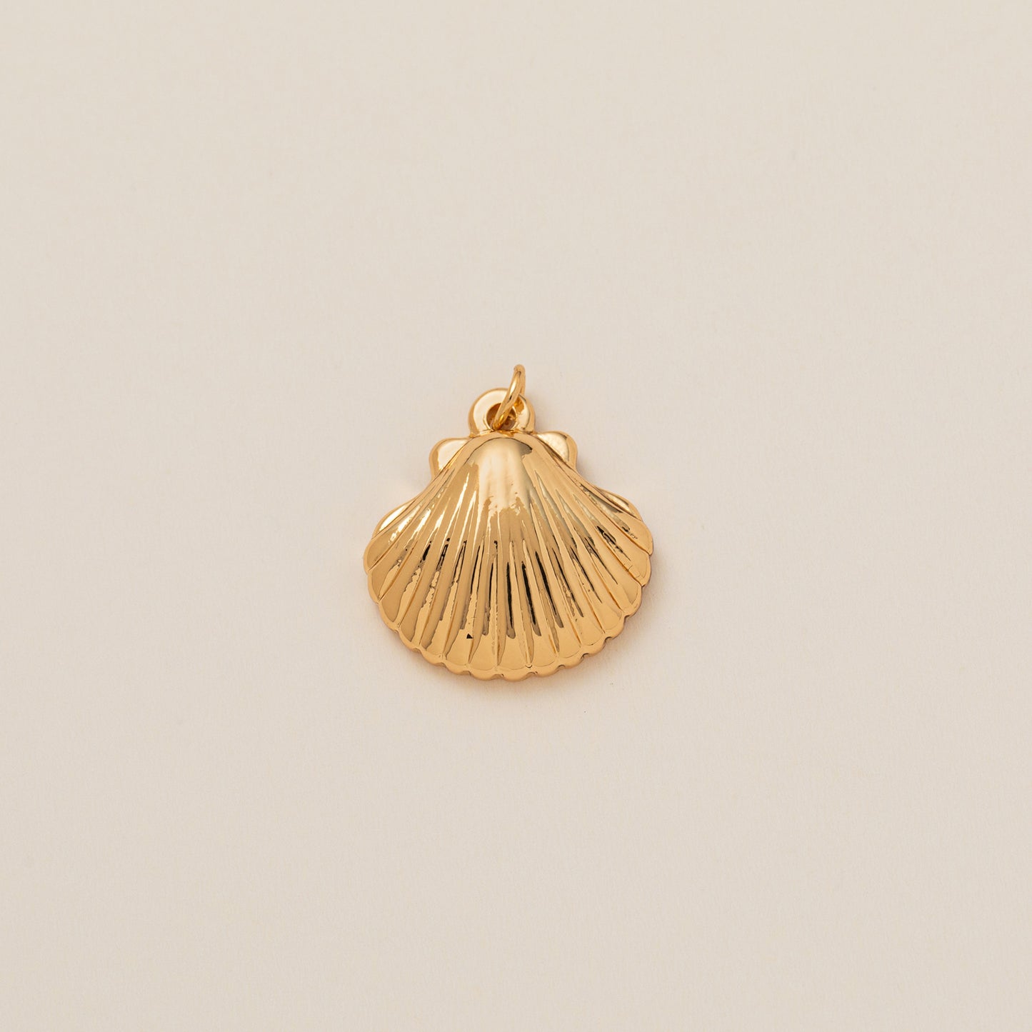 Minimalist Plated Brass Heart Charm Bar