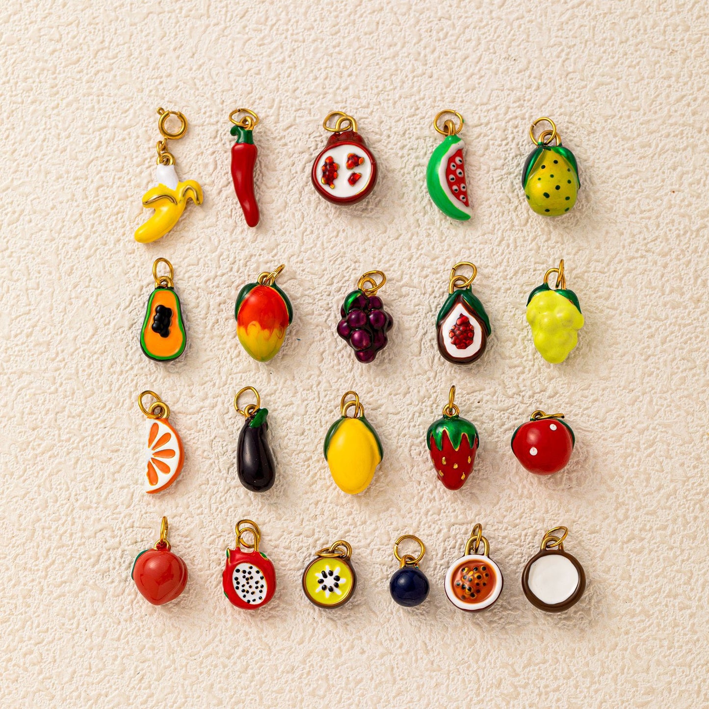 Sweet Fruit Stainless Steel PVD Plated Pendant
