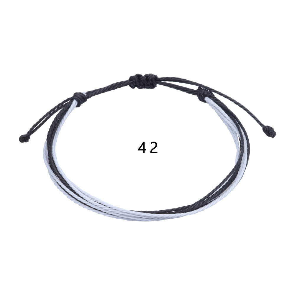 Handmade Braided Heart Nylon Friendship Bracelet Unisex