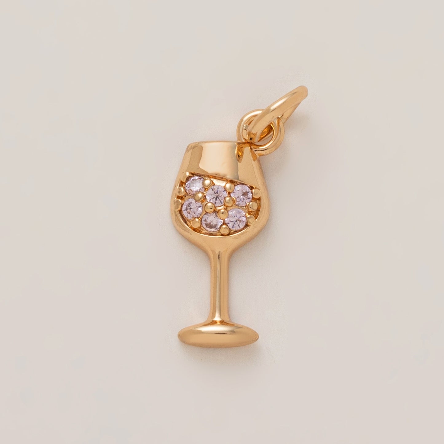 Minimalist Sweet Brass Plated Star Heart Charm Bar
