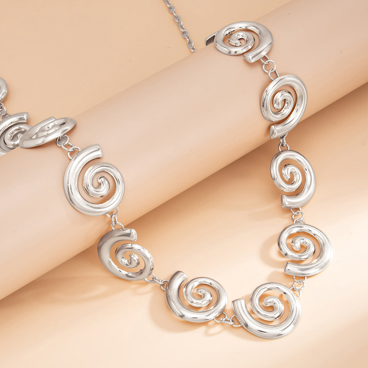 Fashion Elegant Geometric Polished Iron Body Chain for Women