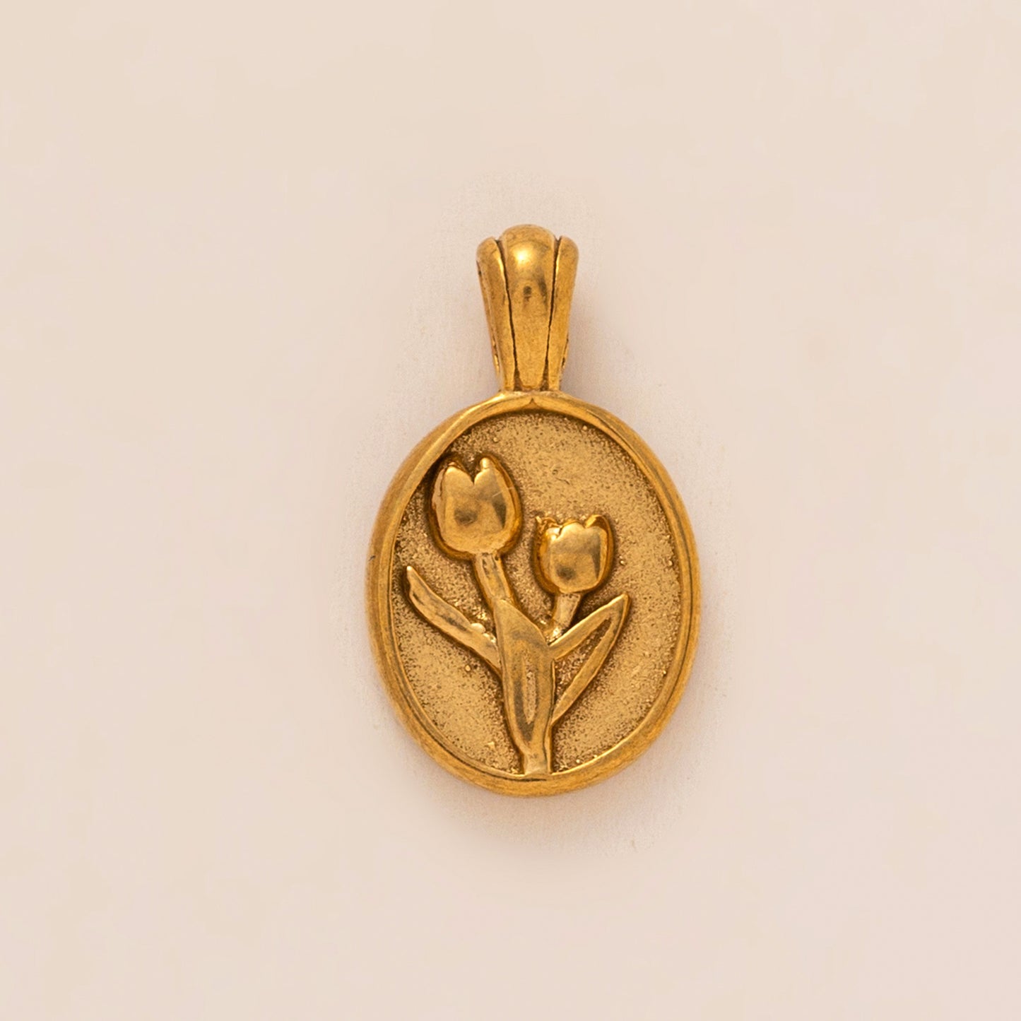 Sweet 18K Gold Plated Geometric Heart Stainless Steel Drip Oil Rhinestone Charm Bar Pendant for Unisex