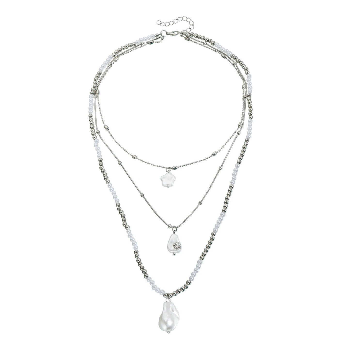 Bohemian Geometric Star Resin and Alloy Plated Necklace for Women