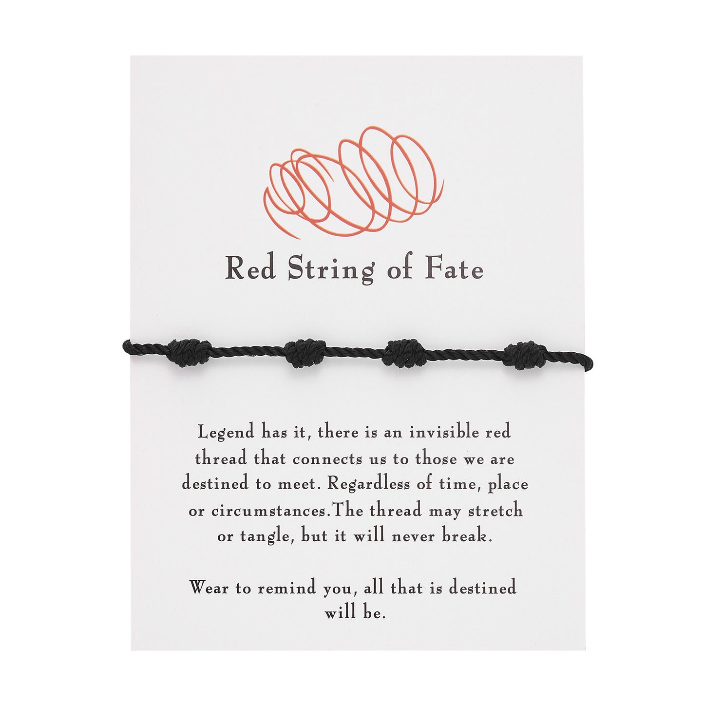 Fashion Elegant Handmade Bow Red Rope Adjustable Friendship Bracelet for Unisex