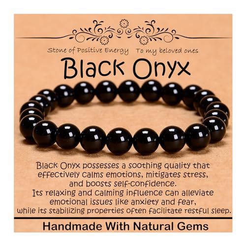 Sweet Geometric Obsidian Tiger Eye Beaded Bracelet for Unisex