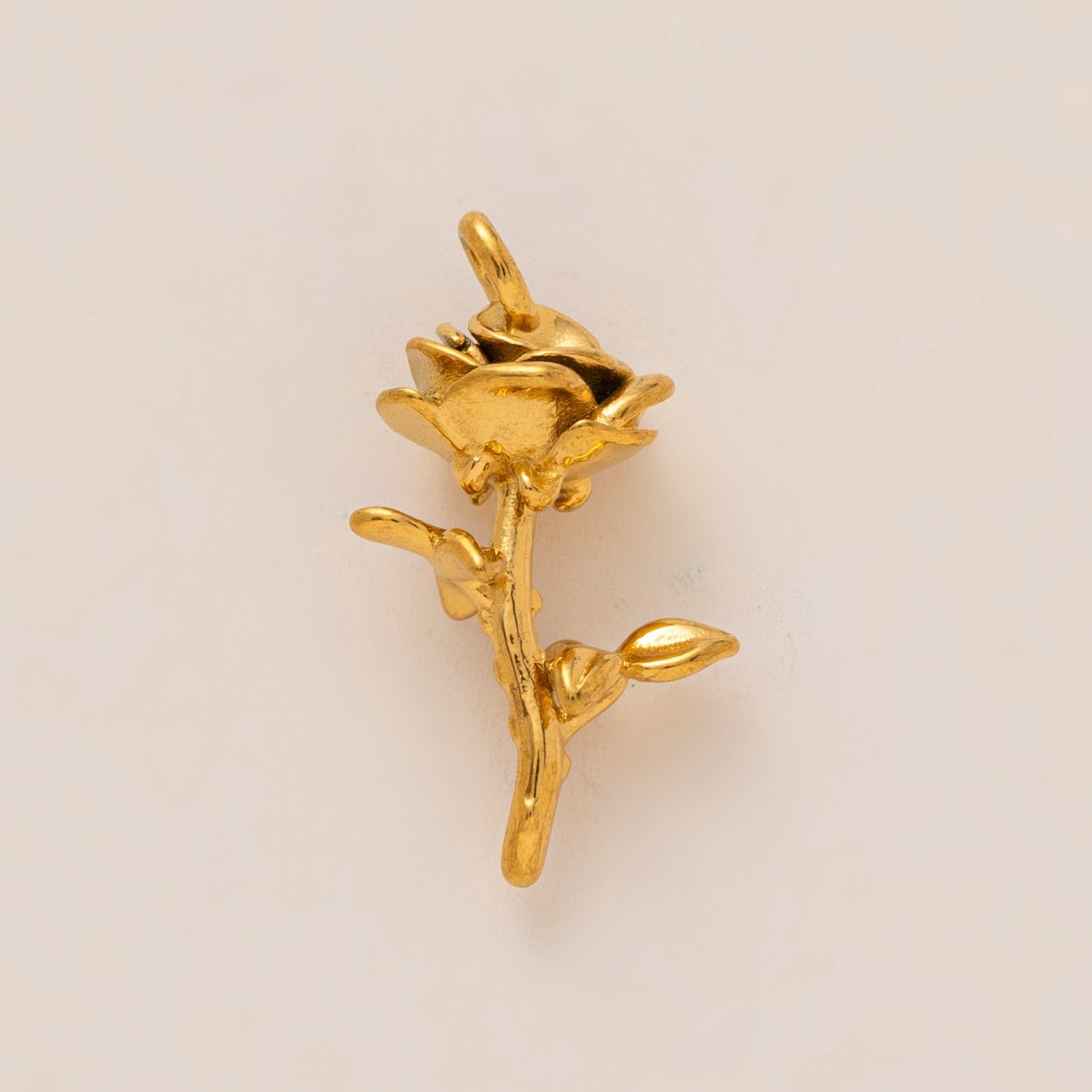 Vintage 18K Gold Plated Stainless Steel Marine Life DIY Charm Bar Pendant with Red Eye PVD Coating