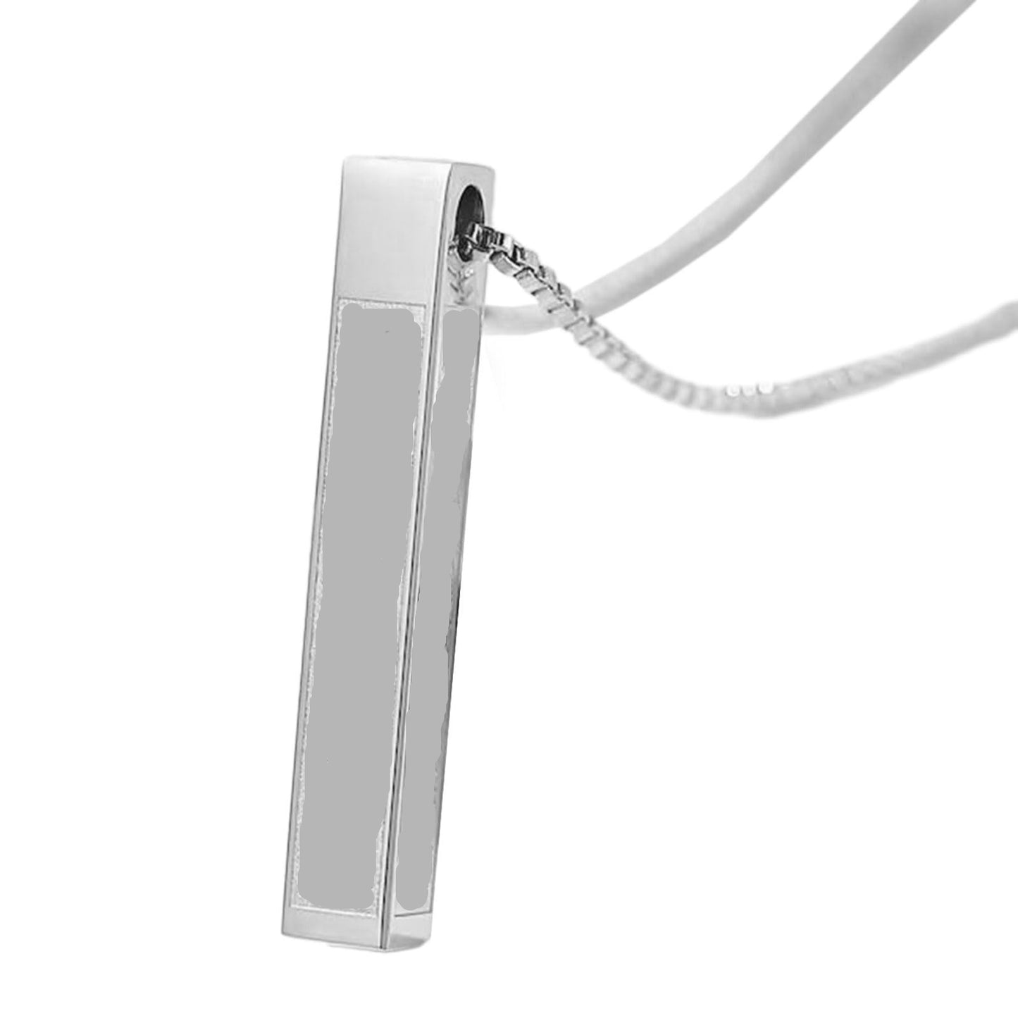 Minimalist Geometric Titanium Steel Necklace with Polished Finish for Women