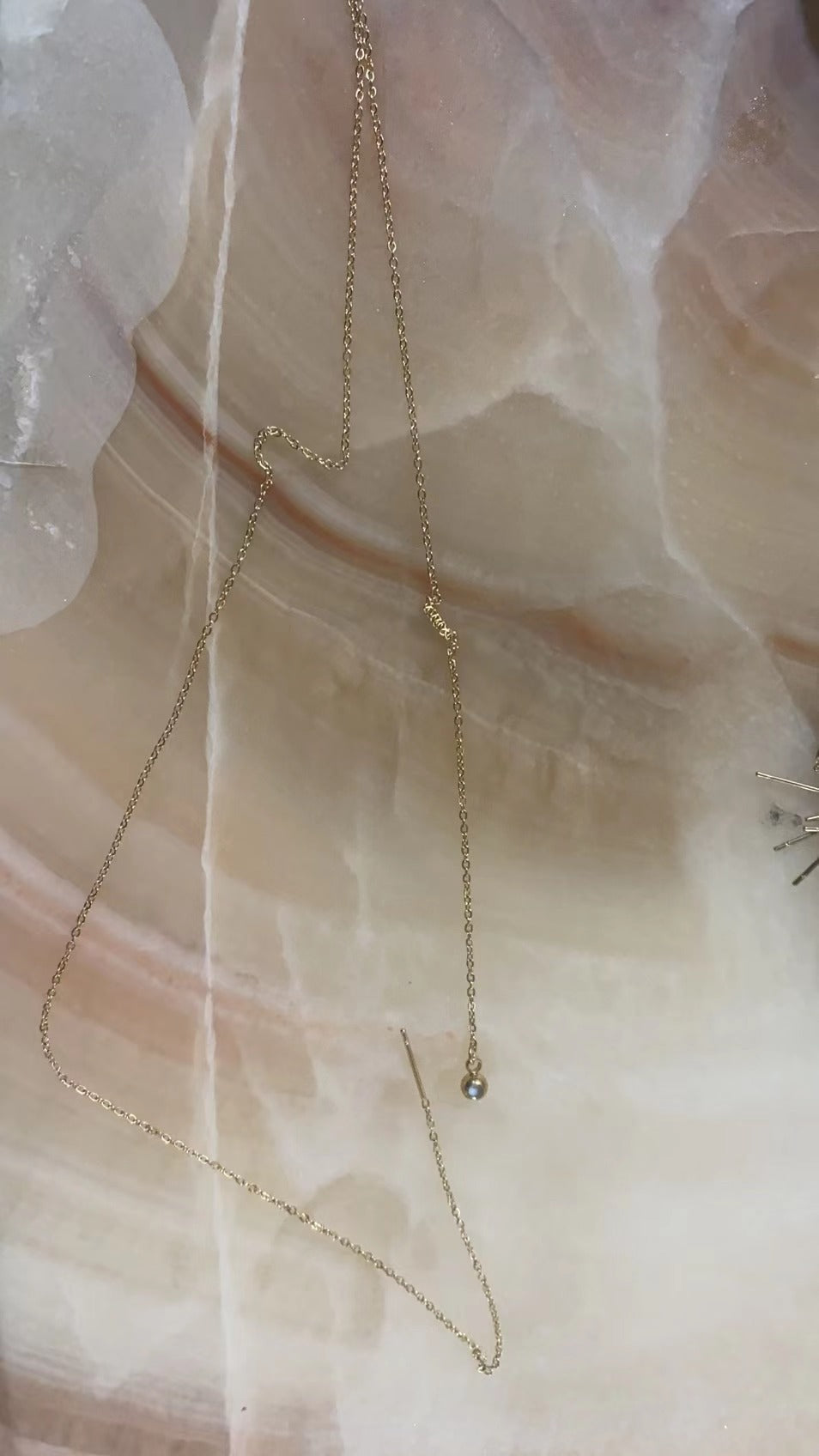 Collana a catena a O in acciaio al titanio minimalista da donna Collana sottile per clavicola senza ciondolo Gioielli in acciaio inossidabile ipoallergenici