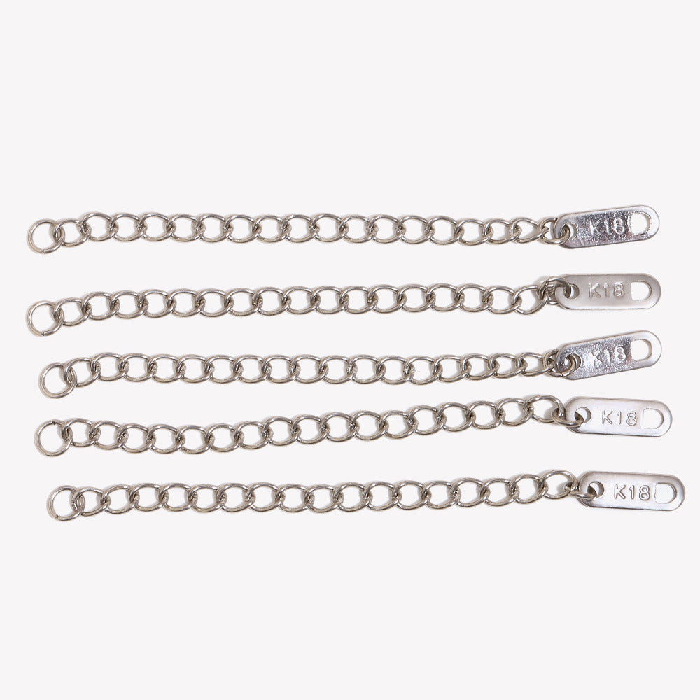 Minimalist Stainless Steel 18K Gold Plated Round DIY Charm Bar Findings