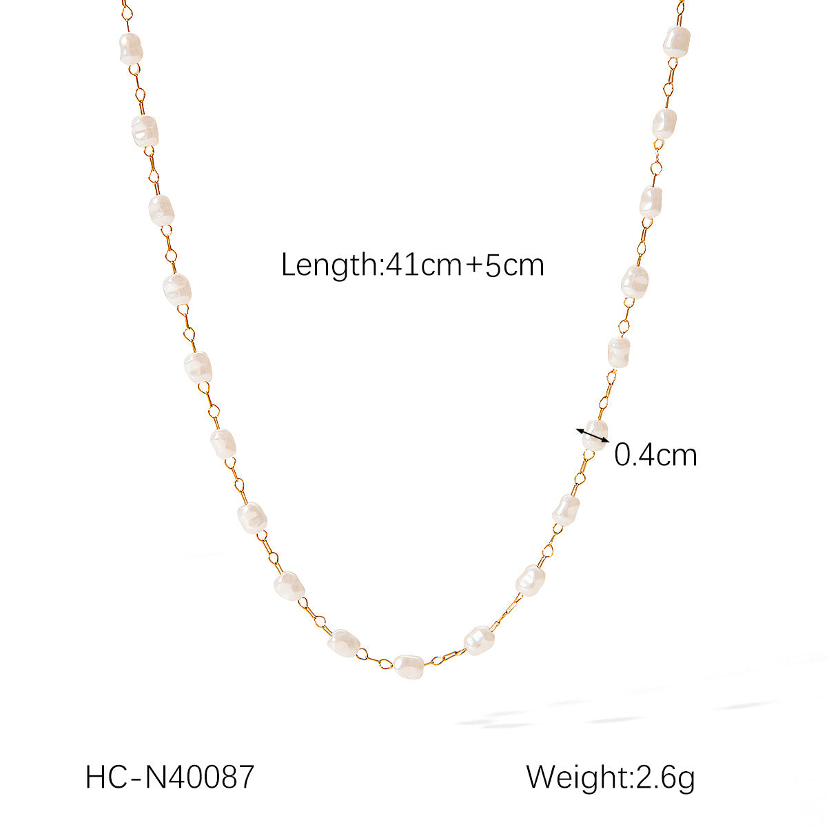 Retro French Palace Style Geometric Pendant Necklace for Women in Stainless Steel with 18K Gold Plating, Pearl Accent, and O-Chain