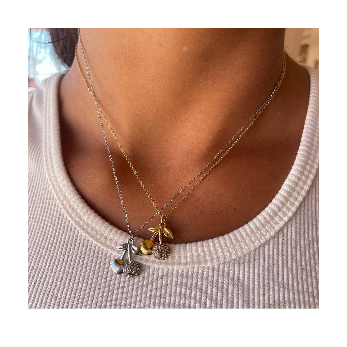 Minimalist Turtle and Dolphin Pendant Necklace in Stainless Steel with 18K Gold Plating, Ocean-Themed O-Chain Jewelry for Women