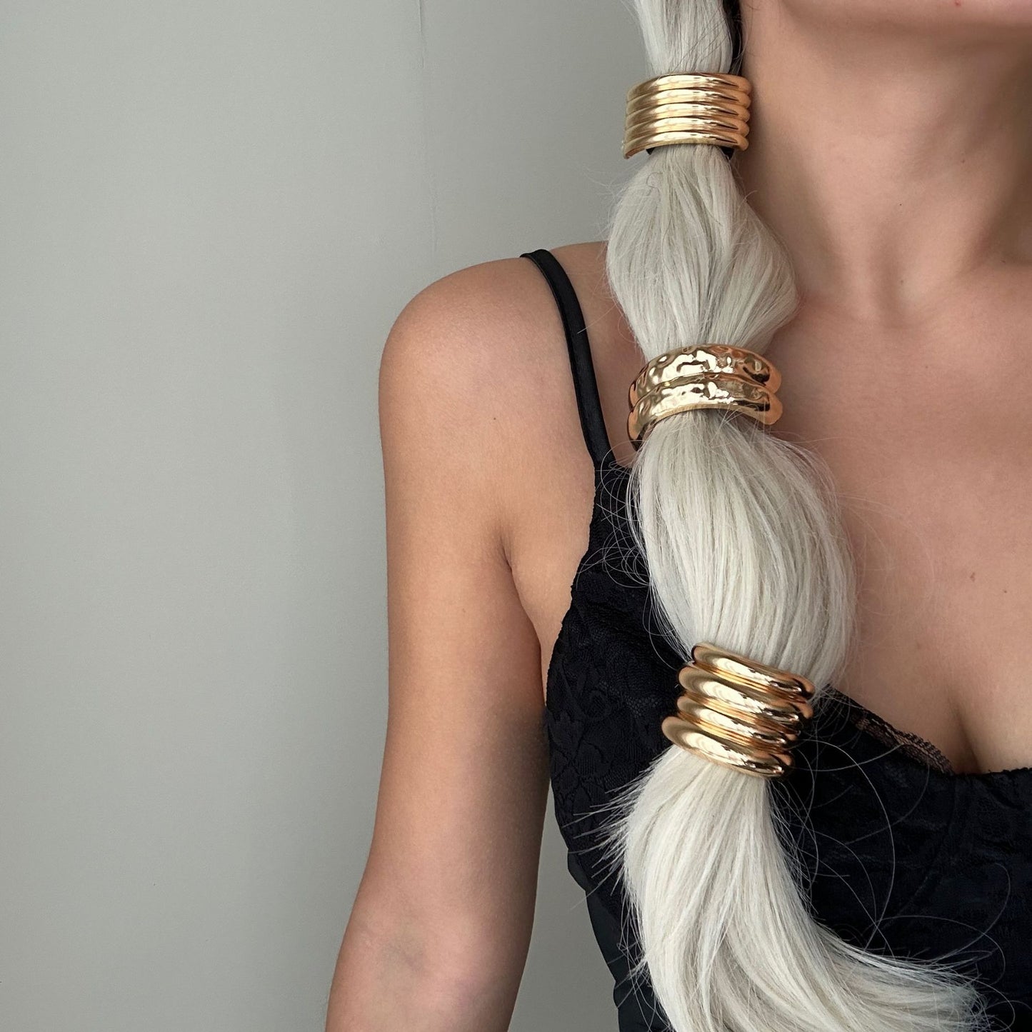 Fashion Butterfly Alloy Plated Hair Tie