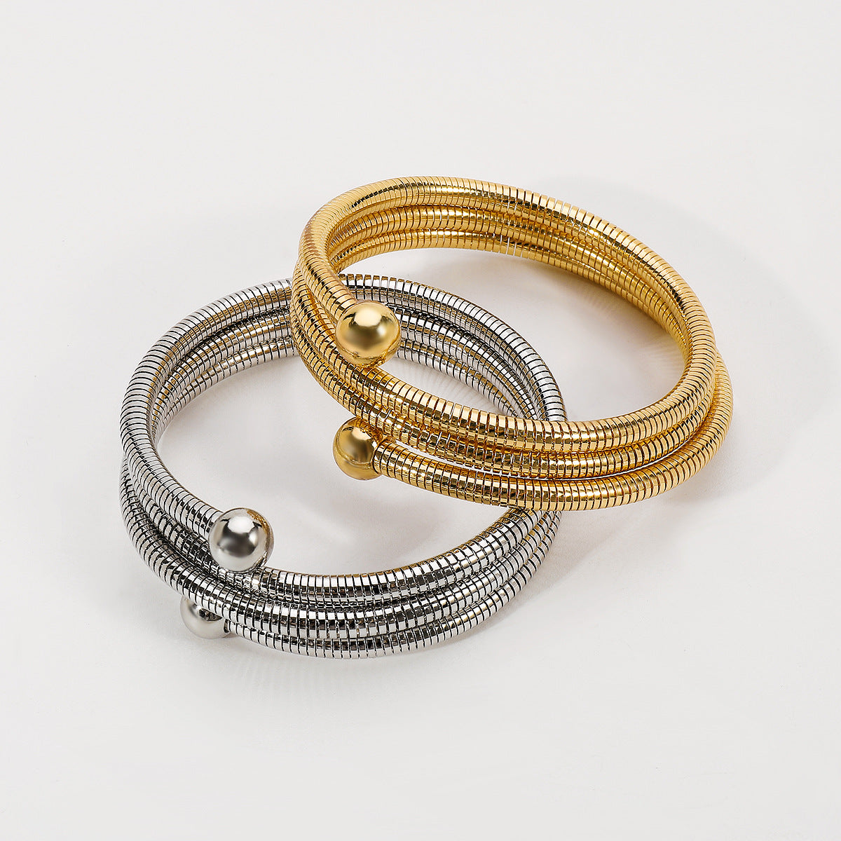 Pulsera de aleación geométrica minimalista con acabado chapado para mujer, brazalete de estilo urbano a la moda