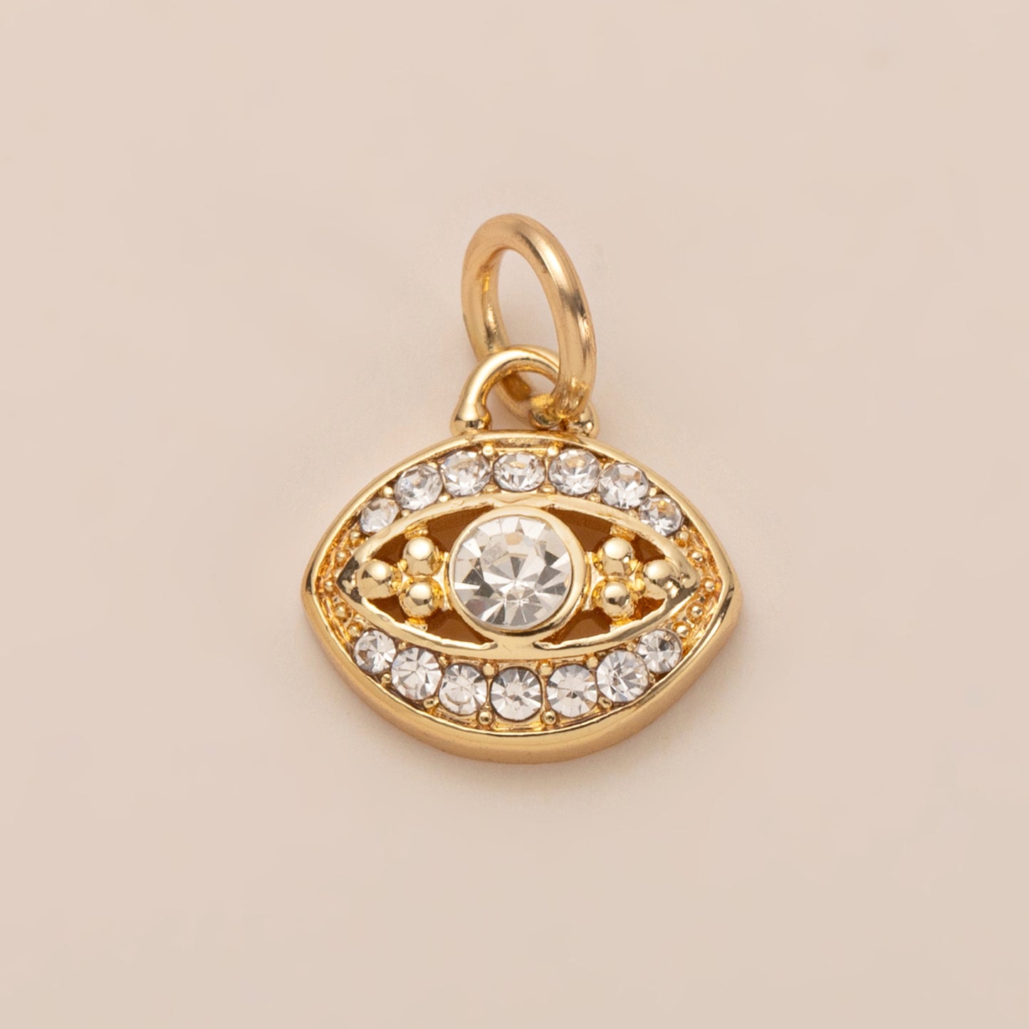 Fashion 14K Gold Plated Brass Boot Charm Bar for DIY Necklace