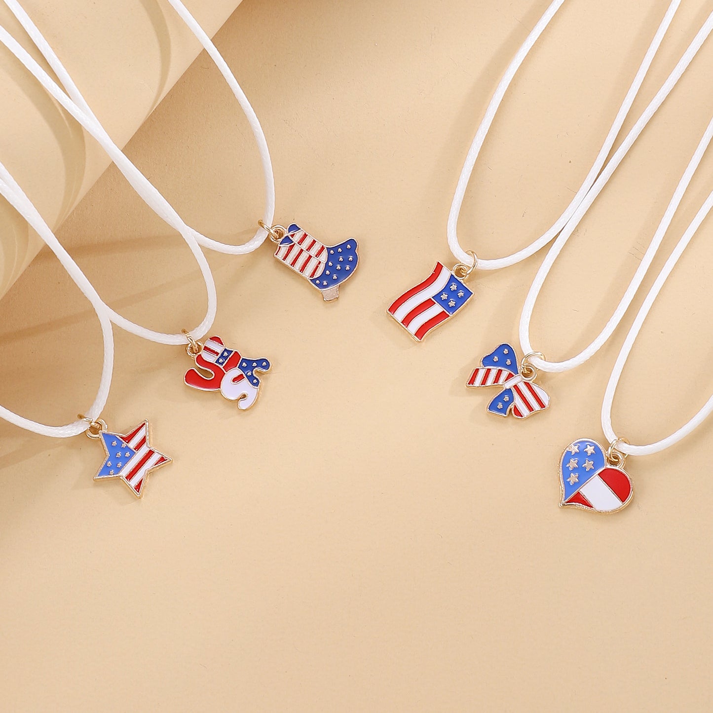 Geometric Alloy Plated Pendant Necklace for Women