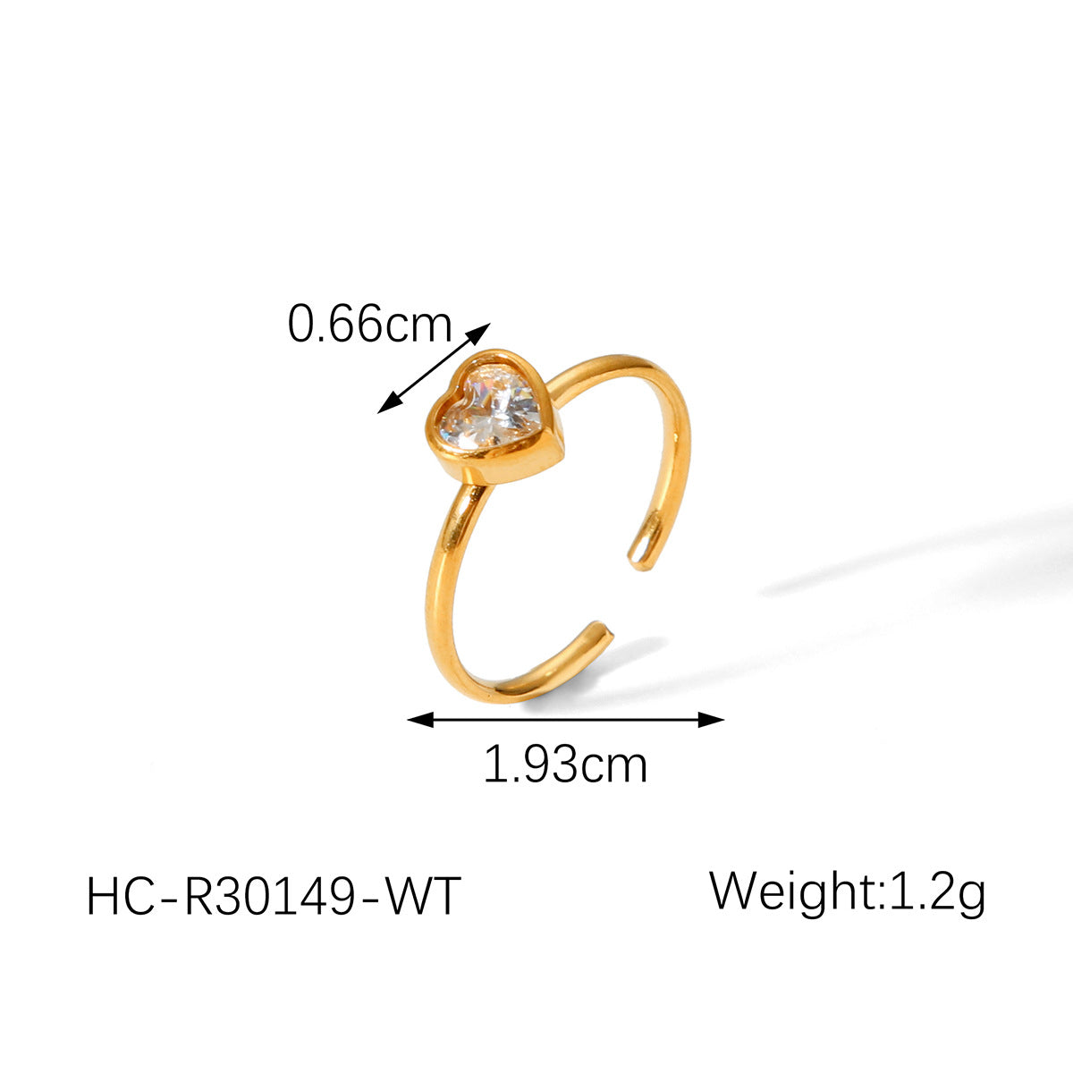 Anello Aperto in Acciaio Inossidabile da Donna con Farfalla Cuore Stella Fiore Geometrico e Animale, Stile Ins