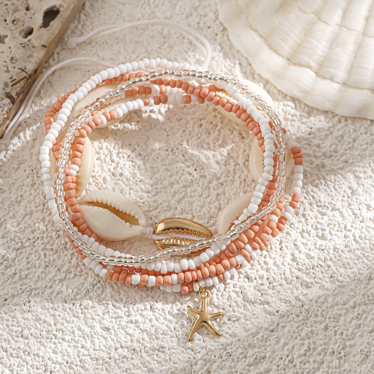 Bohemian Star Shape Resin Beaded Waist Chain for Women