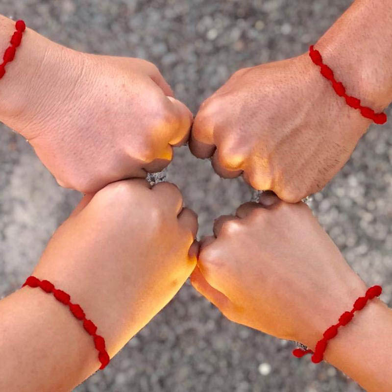 Minimalist Geometric Round Hand-woven Adjustable Lucky Bracelet